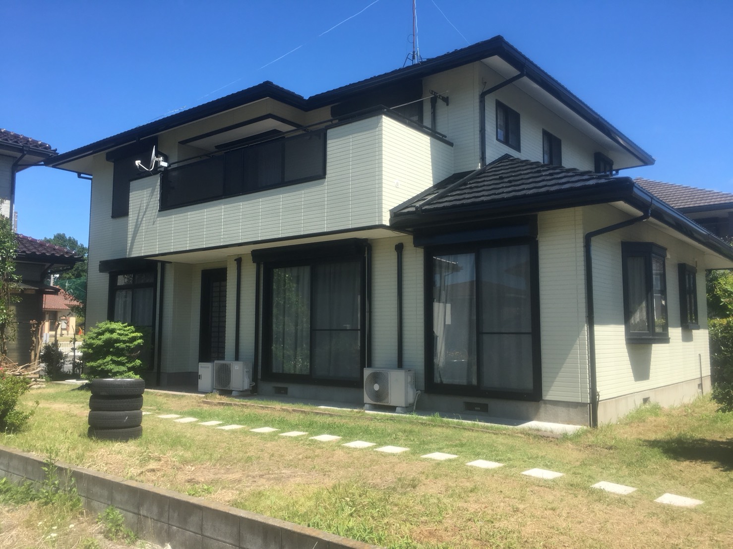 桜川市Ｍ様邸　セキスイハウス屋根・外壁塗装　完成